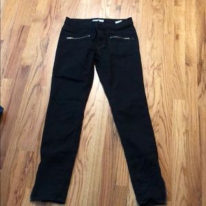 Joie size 28 black Moto jeans